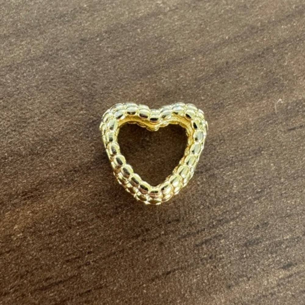 Pandora Beaded Open Heart Charm